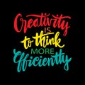 Creativity Is To Think More Efficiently. Royalty Free Stock Photo