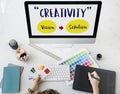 Creativity Vision Thinking Imagination Concept Royalty Free Stock Photo