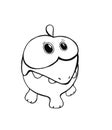 Creature Nibbler, drawing for the design of t-shirts.