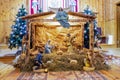 The creche, the scene of the birth of the Son of God Royalty Free Stock Photo