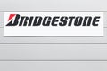 Bridgestone logo on a wall Royalty Free Stock Photo