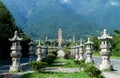 Cred rope temple (three pagodas) Dali Yunnan Royalty Free Stock Photo