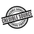 Credible Source rubber stamp