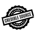 Credible Source rubber stamp