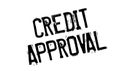 Credit Approval rubber stamp