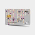 Templates of credit card.