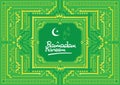 islamic ramadhan kareem big background theme frame Royalty Free Stock Photo
