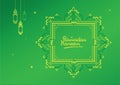 islamic ramadhan kareem night background theme Royalty Free Stock Photo