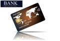 Credit card . Abstract design for business, payment history, shopping malls, web, print.