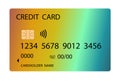 Credit card with contactless payment chip sending wi-fi signal
