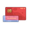 Credit Card Holder Royalty Free Stock Photo