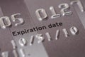 Credit Card Expiration Date Close-Up