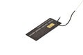 Credit card on fishing hook.3D illustration. Royalty Free Stock Photo