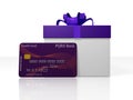 Credit Card and Gift Box