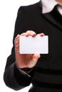 Credit card in the hand Royalty Free Stock Photo