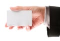 Credit card in the hand Royalty Free Stock Photo