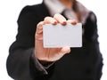 Credit card in the hand Royalty Free Stock Photo