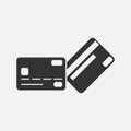 Credit card icon, card, ATM, money