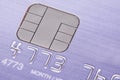 Credit card with micro chip Royalty Free Stock Photo