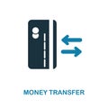 Credit Card Money Transfer icon. Simple element illustration. Credit Card Money Transfer pixel perfect icon design from money coll