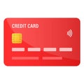 Credit card payment. Vector illustration