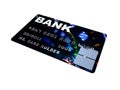 Credit card platinum closeup pictures