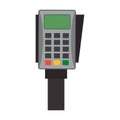 Credit card reader electronic payment device Royalty Free Stock Photo