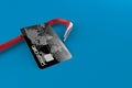 Credit card theft concept Royalty Free Stock Photo