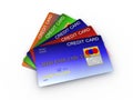 Credit cards Royalty Free Stock Photo