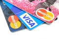 Credit cards choice Royalty Free Stock Photo