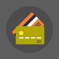 Credit Cards Icon Electronic Payment Concept Royalty Free Stock Photo