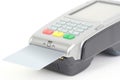 Credit cards reader Royalty Free Stock Photo