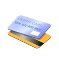 Credit cards vector