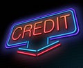 Credit concept.