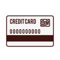 Credit or debit card icon image Royalty Free Stock Photo