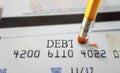 Credit debt Royalty Free Stock Photo