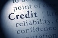 Definition of the word credit