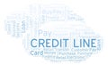 Credit Line word cloud.
