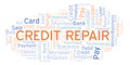 Credit Repair word cloud.