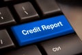 Credit report free access loan check score good debt Royalty Free Stock Photo