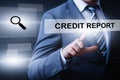 Credit Report Score History Debt Business Technology Internet Concept Royalty Free Stock Photo