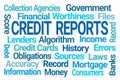 Credit Reports Word Cloud