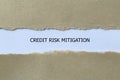 credit risk mitigation on white