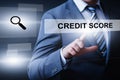 Credit Score Score History Debt Business Technology Internet Concept Royalty Free Stock Photo