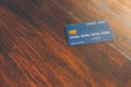CreditCard on wooden table