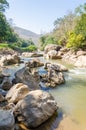 Creek and river,Ob Luang National park,Thailand Royalty Free Stock Photo