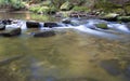 Creek running fast in North Carolina Royalty Free Stock Photo