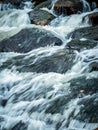 Creek with running water Royalty Free Stock Photo