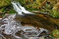 Creek with spume on the pool