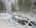 Creek of Tianshan Mountain in late autumn, adobe rgb